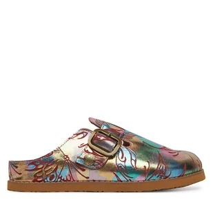 Klapki Laura Vita Brownieo 12 Srebrny - Klapki i japonki damskie - miniaturka - grafika 1