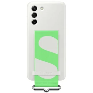 Samsung Galaxy S21 FE Silicone Cover - White EF-GG990TWEGWW - Etui i futerały do telefonów - miniaturka - grafika 1