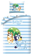Pościel dla dzieci - Pościel dziecięca Bluey 140x200 Halantex 100% bawełna Blue Bingo pieski - miniaturka - grafika 1