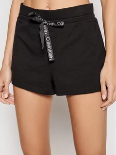 Piżamy damskie - Calvin Klein Underwear Szorty piżamowe 000QS6704E Czarny - grafika 1