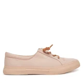 Trampki damskie - Tenisówki Pepe Jeans Kenton Block W PLS31590 Różowy - miniaturka - grafika 1