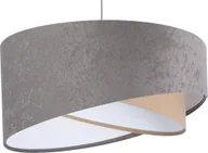 Lampy sufitowe - Lampa wisząca Lumes Szaro-biała lampa wisząca nad stół - EX987-Felso - miniaturka - grafika 1