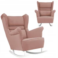 Fotele - Fotel uszak bujany skandynawski Zoja Family Meble - miniaturka - grafika 1