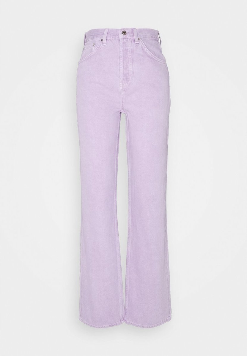 Topshop Jeansy Bawełniane Fioletowe 32/32 1Zae