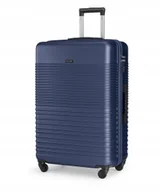 Walizki - Walizka Duża Podróżna Twarda PUCCINI Na Kółkach PUCCINI Granat ABS028A-7A - miniaturka - grafika 1