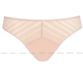 Majtki damskie - Luna figi z koronki i tiulu beżowe (kolor beżowy, rozmiar 46) - miniaturka - grafika 1