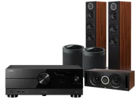 Kino domowe - Yamaha RX-A2A (czarny) + Debut Reference F5 (czarny) + Debut Reference C5 (czarny) + MusicCast 20 (czarny) - miniaturka - grafika 1