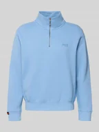 Bluzy męskie - Bluza o kroju regular fit z wyhaftowanym logo - miniaturka - grafika 1