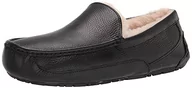 Kapcie damskie - UGG Męskie kapcie ascot, czarny, 42 EU - miniaturka - grafika 1