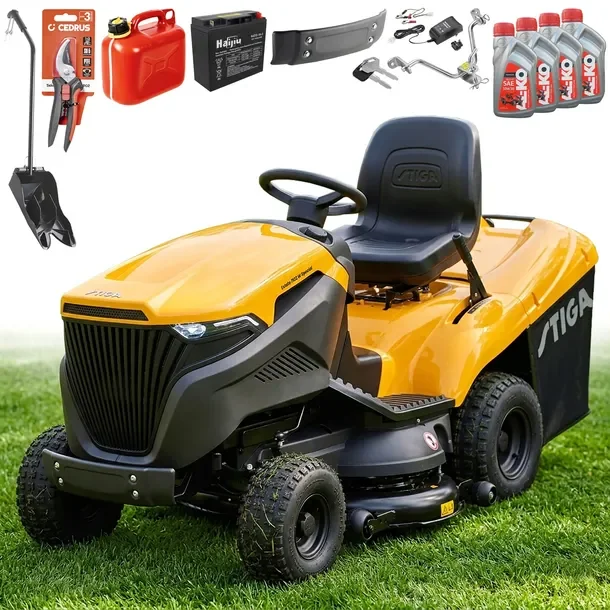 Traktor z Koszem STIGA Estate 7102 W Special Honda MAX 21 KM 102 cm Komplet