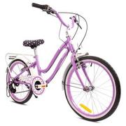 Rowery - Rower dziecięcy SUN BABY Heart bike 20 cali dla dziewczynki Fioletowy - miniaturka - grafika 1