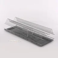 Suszarki do naczyń - Altom SUSZARKA MEBLOWA 80CM SREBRNA Z TACKĄ 5906551041033 - miniaturka - grafika 1