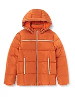 Kurtki i płaszcze dla chłopców - s.Oliver Pikowana kurtka z polarową podszewką, ciemnopomarańczowy, 128 - miniaturka - grafika 1