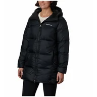 Kurtki i kamizelki sportowe damskie - Kurtka zimowa damska Columbia Puffect™ II Mid Hooded Jacket Rozmiar: L / Kolor: czarny - miniaturka - grafika 1