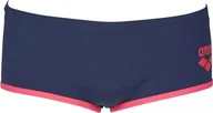 Kąpielówki męskie - Arena Męskie kąpielówki Arena M ARENA ONE BIGLOGO LOW WAIST SHORT navy-fluo red rozmiar 3-75 - miniaturka - grafika 1