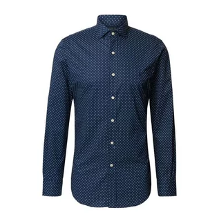 Koszule męskie - Koszula casualowa o kroju slim fit z wzorem w kropki - Polo Ralph Lauren - grafika 1