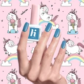 Pozostałe kosmetyki - Hi Hybrid lakier hybrydowy Unicorn 318 Grey Blue Hi Hybrid - miniaturka - grafika 1