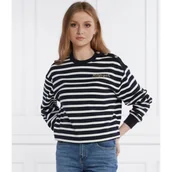 Bluzy damskie - Tommy Hilfiger Bluza GOLD BUTTON | Regular Fit - miniaturka - grafika 1