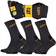 Skarpetki męskie - DŁUGIE SKARPETY MĘSKIE robocze skarpetki męskie Caterpillar 3 pary r. 43-46 - miniaturka - grafika 1