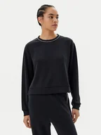 Bluzy damskie - EA7 Emporio Armani Bluza 7W000142 AF12643 UC001 Czarny Loose Fit - miniaturka - grafika 1