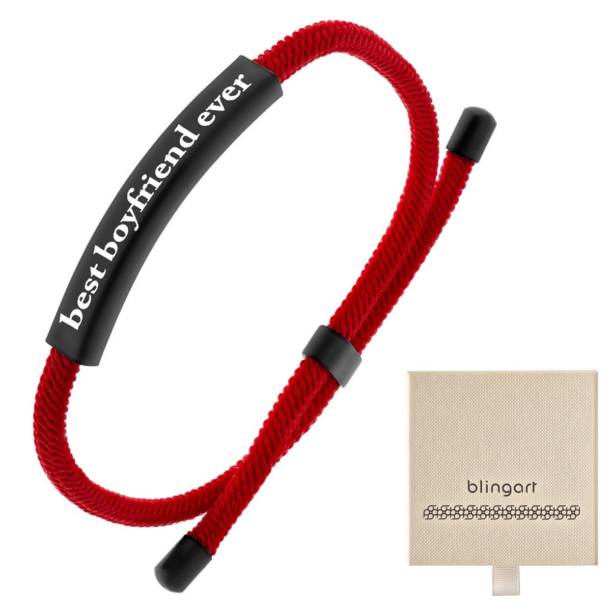 Bransoletka męska z GRAWEREM SZNURKOWA kolory STAL