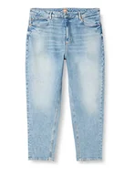 Spodnie damskie - BOSS Ruth Hr Bc Jeansy damskie, Niebieski otwarty 461, 56 - miniaturka - grafika 1