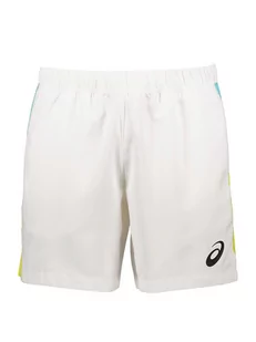 asics Szorty sportowe "Court color" w kolorze białym ze wzorem - Spodenki męskie - miniaturka - grafika 1