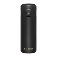 Kubki termiczne - Kubek termiczny z ustnikiem Alice Ambition czarny 350ml - miniaturka - grafika 1
