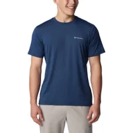 Odzież trekkingowa damska - Koszulka sportowa męska Columbia Tech Trail Crew Neck II z krótkim rękawem - miniaturka - grafika 1
