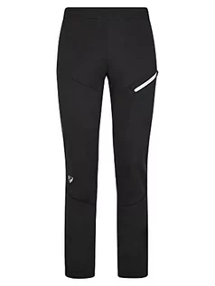 Spodnie damskie - Ziener Damskie spodnie softshellowe NABELLE | wiatroszczelny przód, elastyczny tył, czarno-biały, rozmiar 44 - grafika 1