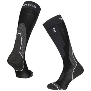 Podkolanówki Warg Merino SkiAlp Rozmiar skarpet: 35-38 / Kolor: czarny/biały - Skarpetki męskie - miniaturka - grafika 1