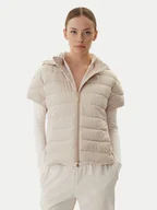 Kurtki damskie - EA7 Emporio Armani Kurtka zimowa 7W000477 AF12476 U1046 Beżowy Regular Fit - miniaturka - grafika 1