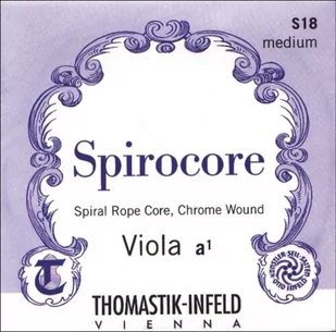 Thomastik Pojedynczy sznurek do Viola 4/4 Spirocore - spiralny rdzeń z spiralą z węglika wolframu, miękki 637124 - Akcesoria do instrumentów smyczkowych - miniaturka - grafika 1