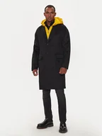 Płaszcze męskie - Richmond X Płaszcz wełniany Gliano UMA24089CP Czarny Regular Fit - miniaturka - grafika 1