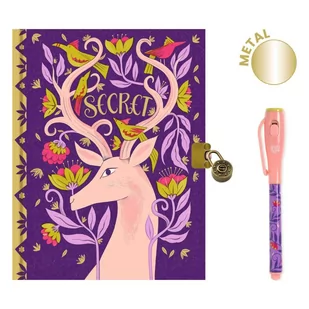 Djeco Pamiętnik dla dziewczynki z magicznym długopisem MELISSA - Szkolne artykuły papiernicze - miniaturka - grafika 1