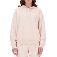 Bluzy sportowe damskie - Bluza New Balance WT41507OUK - różowa - miniaturka - grafika 1