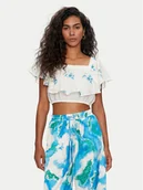 Bluzki damskie - Vero Moda Bluzka Ibiza 10324193 Écru Regular Fit - miniaturka - grafika 1