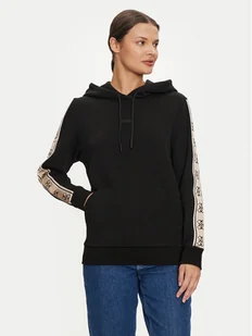 Guess Bluza V4YQ11 KB3P2 Czarny Regular Fit - Bluzy damskie - miniaturka - grafika 1