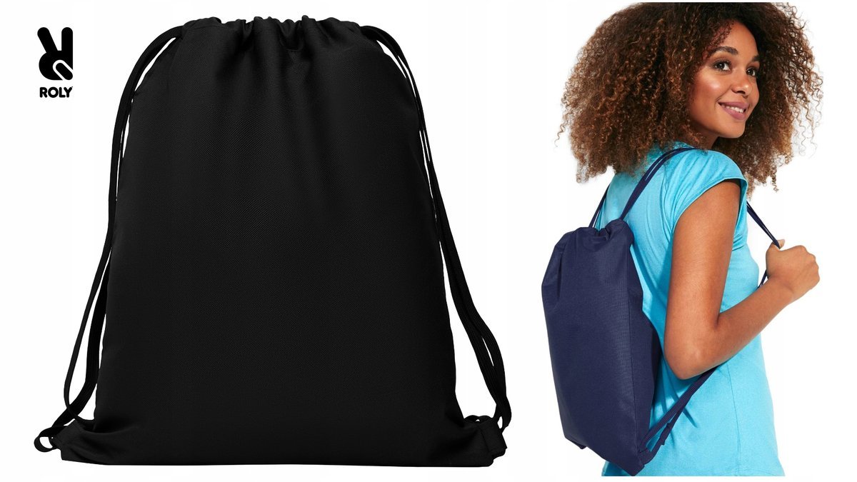 Worek Plecak WORKOPLECAK do Szkoły Przedszkola WF ROLY 7157 CZARNY