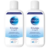 Kosmetyki kąpielowe dla dzieci - Zestaw Oilatum Formuła Zaawansowana, emulsja do kąpieli, od 1 dnia życia, 2 x 400 ml - miniaturka - grafika 1