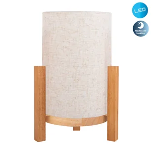 Näve Lampa stołowa LED Madita, wysokość 32 cm, naturalny/natur - Lampy stojące - miniaturka - grafika 2