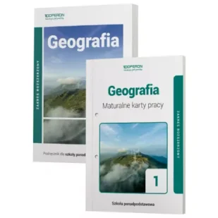 Geografia 1. Podręcznik i maturalne karty pracy. Szkoły ponadpodstawowe. Zakres rozszerzony - Podręczniki do technikum - miniaturka - grafika 1