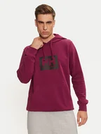 Bluzy męskie - Helly Hansen Bluza HH Box 53289 Fioletowy Regular Fit - miniaturka - grafika 1