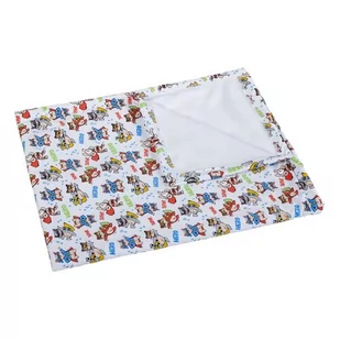 Bellatex Koc dziecięcy Bára Superbohater kot, królik, szop, 75 x 100 cm - Koce i narzuty dla dzieci - miniaturka - grafika 1