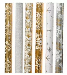 Papier prezentowy świąteczny do pakowania 150x70 cm 1szt - Opakowania i torebki na prezenty - miniaturka - grafika 1