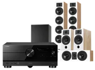 Kino domowe - Yamaha RX-A4A (czarny) + Diva 6 + 3 + 7 (dąb) + Basso 880 - miniaturka - grafika 1