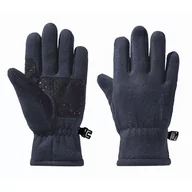 Rękawiczki dla dzieci - Dziecięce rękawiczki polarowe Jack Wolfskin FLEECE GLOVE K night blue - 116 - miniaturka - grafika 1