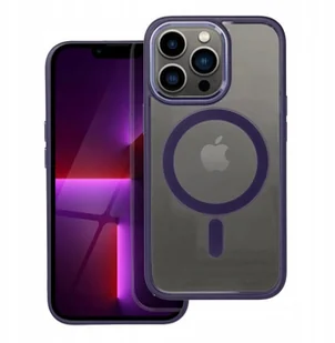 Futerał COLOR EDGE MAG COVER kompatybilny z MagSafe do IPHONE 13 fioletowy - Etui i futerały do telefonów - miniaturka - grafika 1
