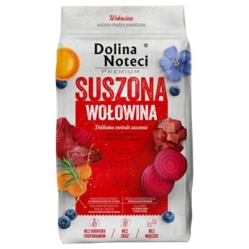 DOLINA NOTECI Premium Wołowina- karma suszona dla psa 9kg