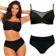 Stroje kąpielowe - Strój kąpielowy dwuczęściowy wysoki stan SELF 1002 N3 46C 3XL 90C - miniaturka - grafika 1